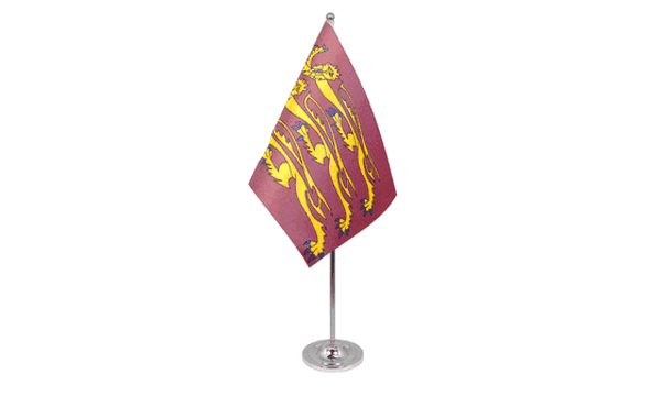 Richard The Lionheart Satin Table Flag